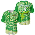 Custom BBL Thunder Cricket Baseball Jersey 2024 Aboriginal Art