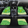 Custom BBL Thunder Cricket Car Mats 2024 Aboriginal Art