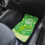 Custom BBL Thunder Cricket Car Mats 2024 Aboriginal Art