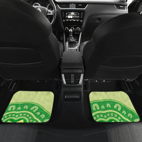 Custom BBL Thunder Cricket Car Mats 2024 Aboriginal Art