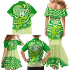 Custom BBL Thunder Cricket Family Matching Mermaid Dress and Hawaiian Shirt 2024 Aboriginal Art