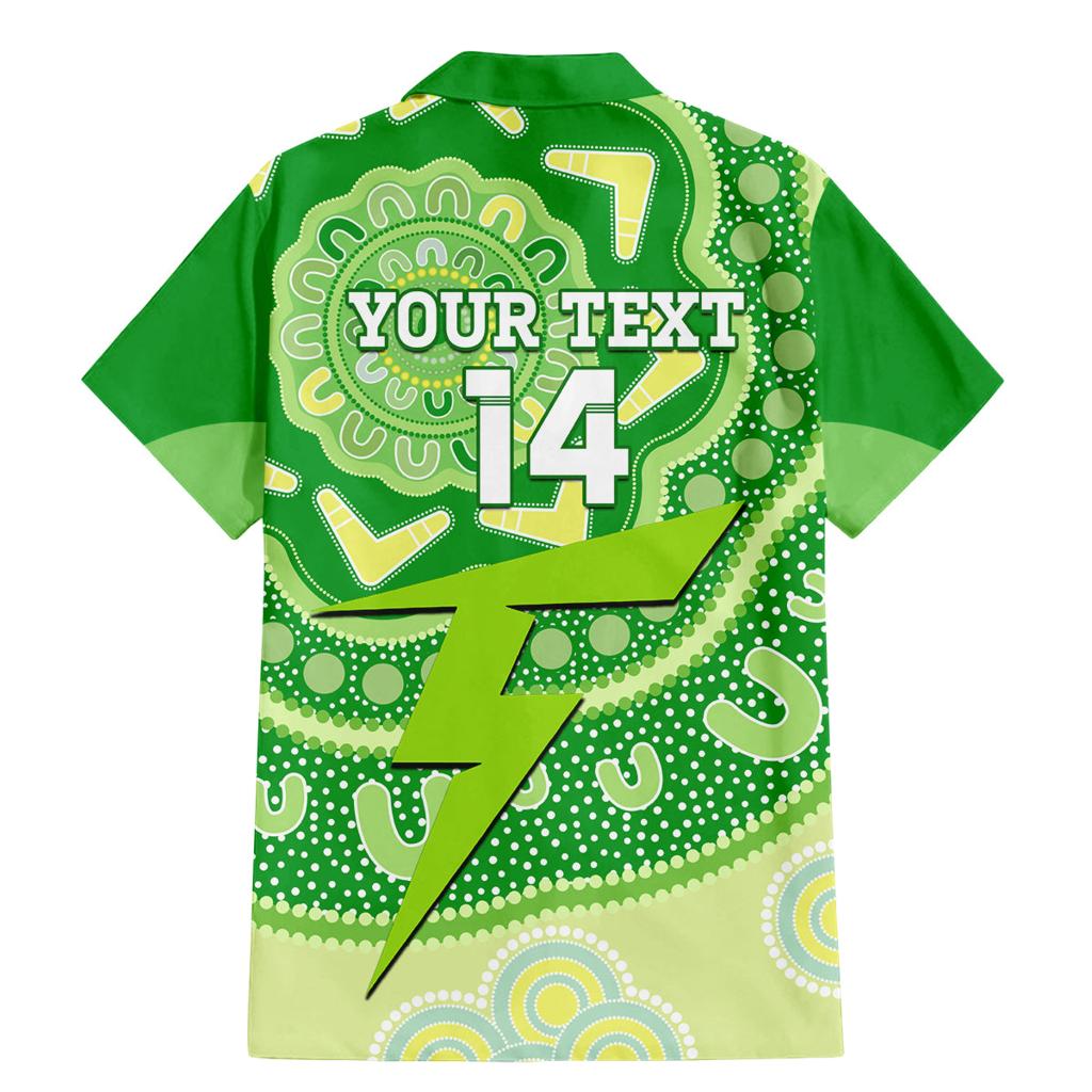 Custom BBL Thunder Cricket Family Matching Mermaid Dress and Hawaiian Shirt 2024 Aboriginal Art
