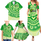 Custom BBL Thunder Cricket Family Matching Summer Maxi Dress and Hawaiian Shirt 2024 Aboriginal Art