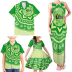 Custom BBL Thunder Cricket Family Matching Tank Maxi Dress and Hawaiian Shirt 2024 Aboriginal Art
