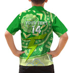 Custom BBL Thunder Cricket Family Matching Tank Maxi Dress and Hawaiian Shirt 2024 Aboriginal Art