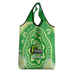 Custom BBL Thunder Cricket Grocery Bag 2024 Aboriginal Art