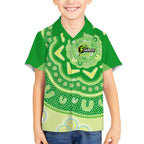 Custom BBL Thunder Cricket Hawaiian Shirt 2024 Aboriginal Art