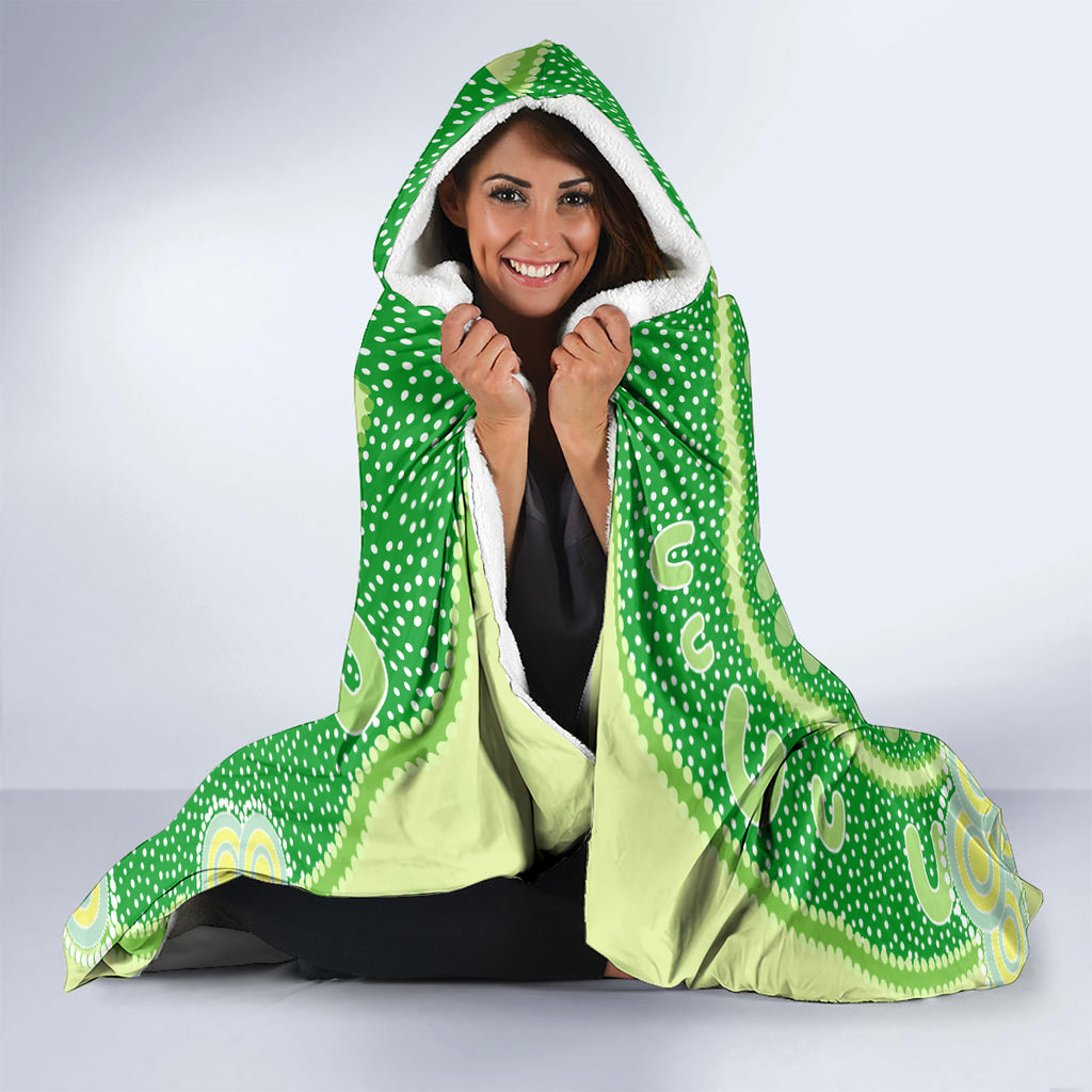 Custom BBL Thunder Cricket Hooded Blanket 2024 Aboriginal Art