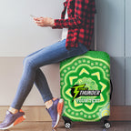 Custom BBL Thunder Cricket Luggage Cover 2024 Aboriginal Art