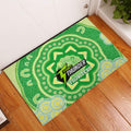 Custom BBL Thunder Cricket Rubber Doormat 2024 Aboriginal Art
