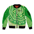Custom BBL Thunder Cricket Sleeve Zip Bomber Jacket 2024 Aboriginal Art