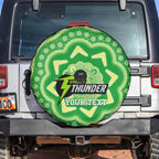 Custom BBL Thunder Cricket Spare Tire Cover 2024 Aboriginal Art