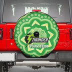 Custom BBL Thunder Cricket Spare Tire Cover 2024 Aboriginal Art