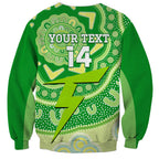 Custom BBL Thunder Cricket Sweatshirt 2024 Aboriginal Art