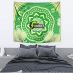 Custom BBL Thunder Cricket Tapestry 2024 Aboriginal Art