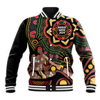 Australia Didgeridoo NAIDOC Week 2024 Baseball Jacket Keep The Fire Burning Blak Loud and Proud