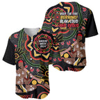 Australia Didgeridoo NAIDOC Week 2024 Baseball Jersey Keep The Fire Burning Blak Loud and Proud