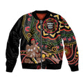 Australia Didgeridoo NAIDOC Week 2024 Bomber Jacket Keep The Fire Burning Blak Loud and Proud
