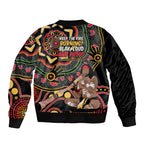 Australia Didgeridoo NAIDOC Week 2024 Bomber Jacket Keep The Fire Burning Blak Loud and Proud