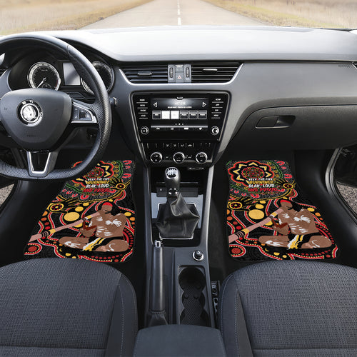Australia Didgeridoo NAIDOC Week 2024 Car Mats Keep The Fire Burning Blak Loud and Proud