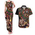 Australia Didgeridoo NAIDOC Week 2024 Couples Matching Tank Maxi Dress and Hawaiian Shirt Keep The Fire Burning Blak Loud and Proud