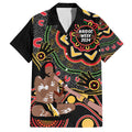 Australia Didgeridoo NAIDOC Week 2024 Family Matching Long Sleeve Bodycon Dress and Hawaiian Shirt Keep The Fire Burning Blak Loud and Proud
