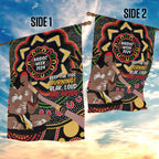 Australia Didgeridoo NAIDOC Week 2024 Garden Flag Keep The Fire Burning Blak Loud and Proud