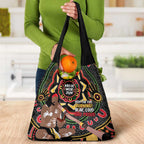Australia Didgeridoo NAIDOC Week 2024 Grocery Bag Keep The Fire Burning Blak Loud and Proud