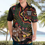 Australia Didgeridoo NAIDOC Week 2024 Hawaiian Shirt Keep The Fire Burning Blak Loud and Proud