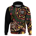 Australia Didgeridoo NAIDOC Week 2024 Hoodie Keep The Fire Burning Blak Loud and Proud