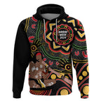 Australia Didgeridoo NAIDOC Week 2024 Hoodie Keep The Fire Burning Blak Loud and Proud