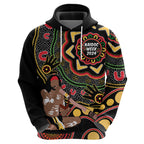 Australia Didgeridoo NAIDOC Week 2024 Hoodie Keep The Fire Burning Blak Loud and Proud
