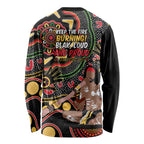Australia Didgeridoo NAIDOC Week 2024 Long Sleeve Shirt Keep The Fire Burning Blak Loud and Proud