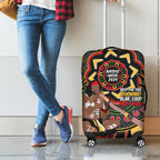 Australia Didgeridoo NAIDOC Week 2024 Luggage Cover Keep The Fire Burning Blak Loud and Proud