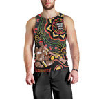 Australia Didgeridoo NAIDOC Week 2024 Men Tank Top Keep The Fire Burning Blak Loud and Proud