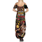 Australia Didgeridoo NAIDOC Week 2024 Summer Maxi Dress Keep The Fire Burning Blak Loud and Proud