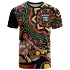 Australia Didgeridoo NAIDOC Week 2024 T Shirt Keep The Fire Burning Blak Loud and Proud