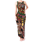 Australia Didgeridoo NAIDOC Week 2024 Tank Maxi Dress Keep The Fire Burning Blak Loud and Proud