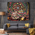 Australia Didgeridoo NAIDOC Week 2024 Tapestry Keep The Fire Burning Blak Loud and Proud