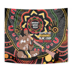 Australia Didgeridoo NAIDOC Week 2024 Tapestry Keep The Fire Burning Blak Loud and Proud