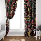 Australia Didgeridoo NAIDOC Week 2024 Window Curtain Keep The Fire Burning Blak Loud and Proud