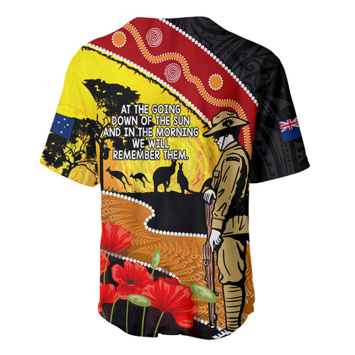 New Zealand And Australia ANZAC Day Baseball Jersey Aboriginal Maori Starring Night Style