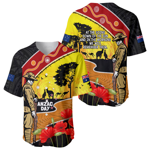 New Zealand And Australia ANZAC Day Baseball Jersey Aboriginal Maori Starring Night Style