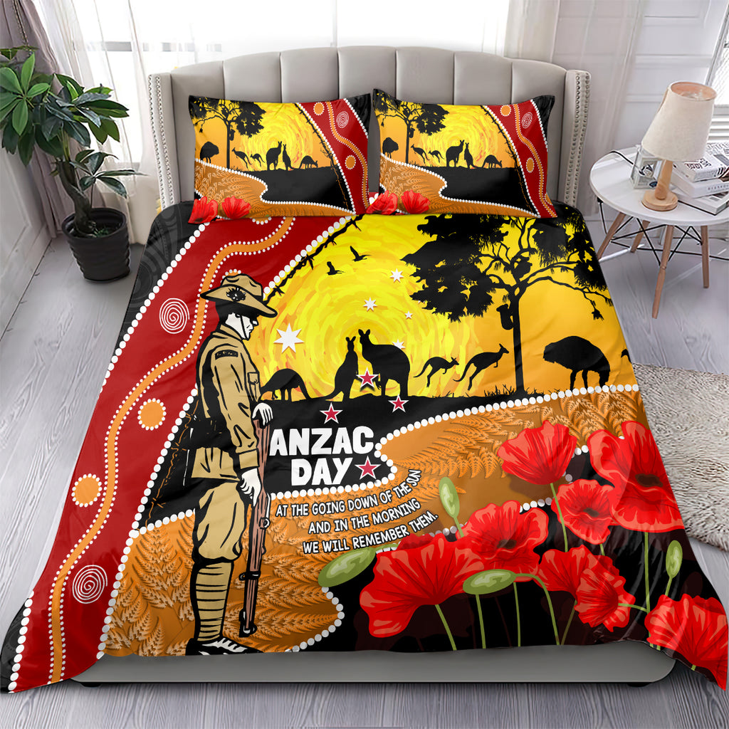 New Zealand And Australia ANZAC Day Bedding Set Aboriginal Maori Starring Night Style