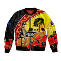 New Zealand And Australia ANZAC Day Bomber Jacket Aboriginal Maori Starring Night Style