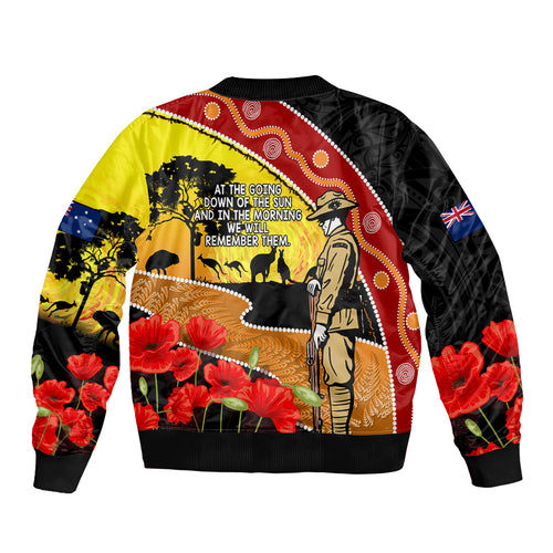New Zealand And Australia ANZAC Day Bomber Jacket Aboriginal Maori Starring Night Style