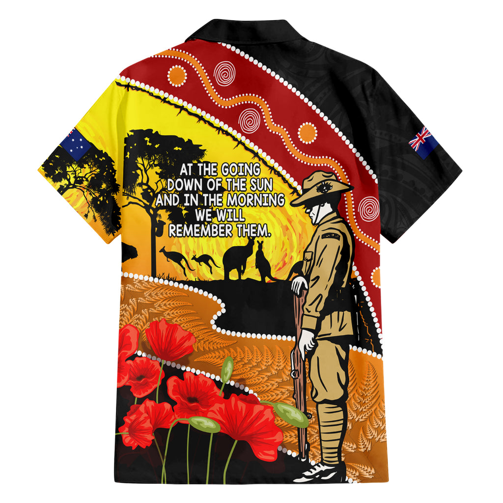 New Zealand And Australia ANZAC Day Hawaiian Shirt Aboriginal Maori Starring Night Style