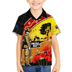New Zealand And Australia ANZAC Day Hawaiian Shirt Aboriginal Maori Starring Night Style