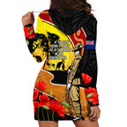 New Zealand And Australia ANZAC Day Hoodie Dress Aboriginal Maori Starring Night Style