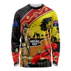 New Zealand And Australia ANZAC Day Long Sleeve Shirt Aboriginal Maori Starring Night Style